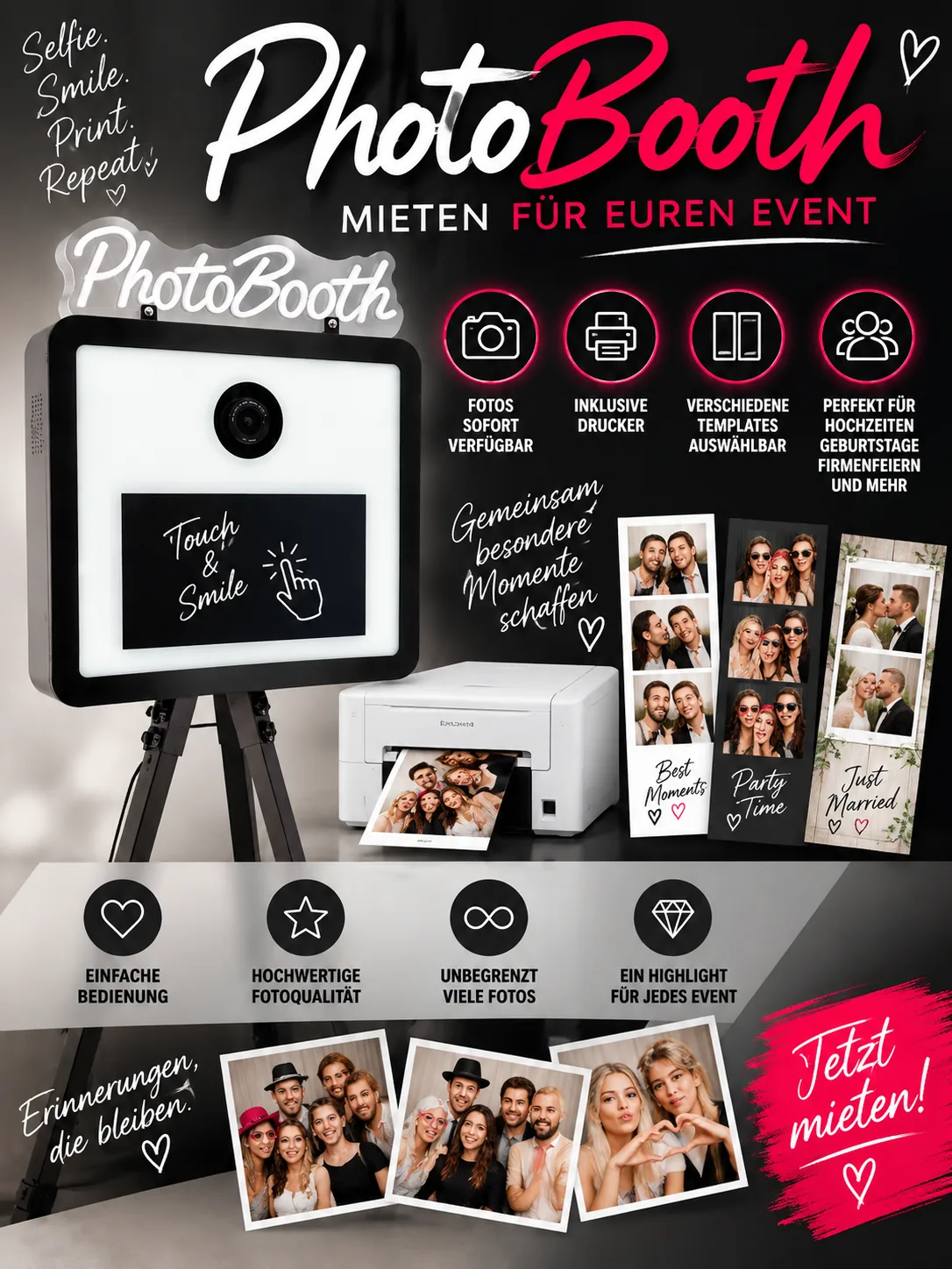 Fotobox mieten für Events, KS-FotoArt Bayreuth Speichersdorf