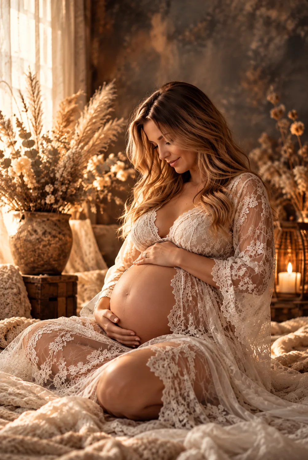 Stimmungsbild Babybauch-Shooting