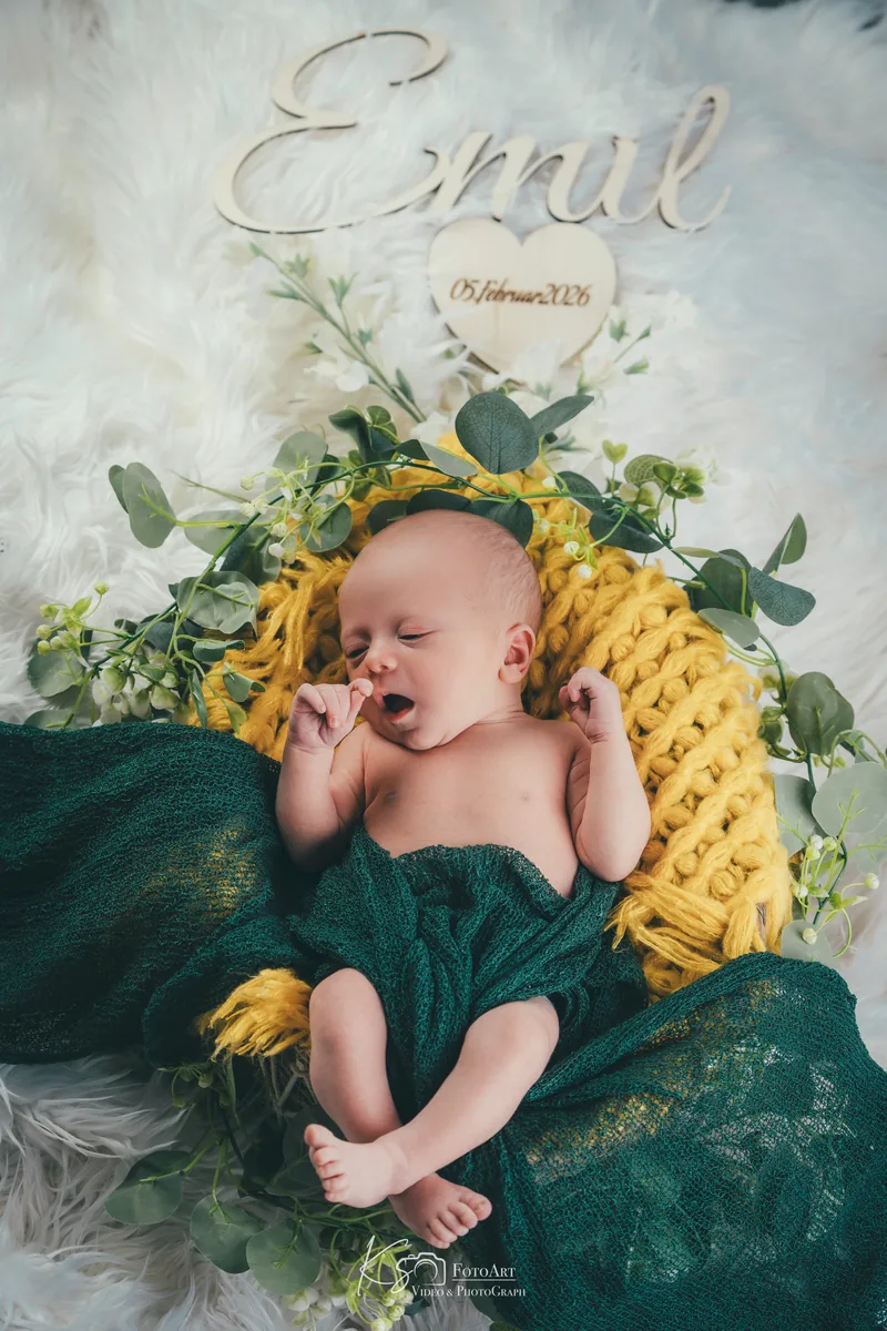 Neugeborenenfoto im Studio, Fotograf Bayreuth Speichersdorf
