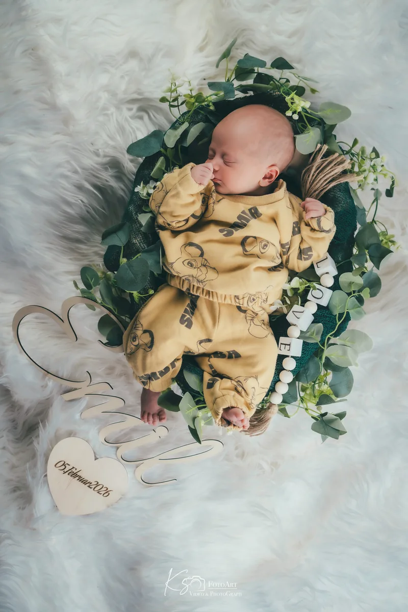 Neugeborenenfoto im Studio, Fotograf Bayreuth Speichersdorf