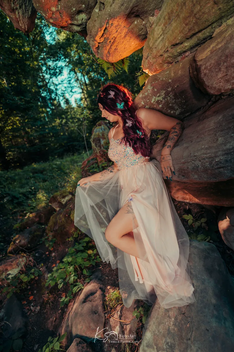 Portraitfotografie im Wald, Fotograf Bayreuth Speichersdorf