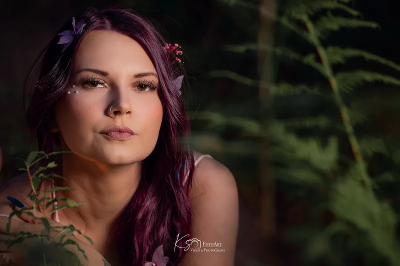 Portraitfotografie im Wald, Fotograf Bayreuth Speichersdorf
